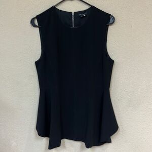 Theory Black Sleeveless Blouse